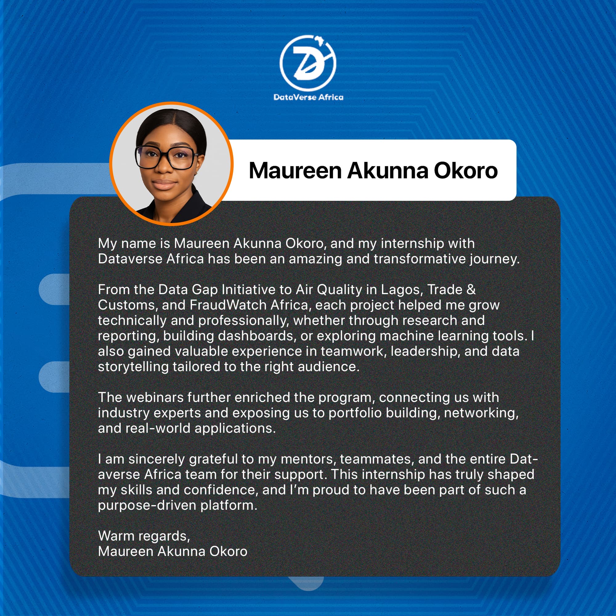 Internship testimonial 15