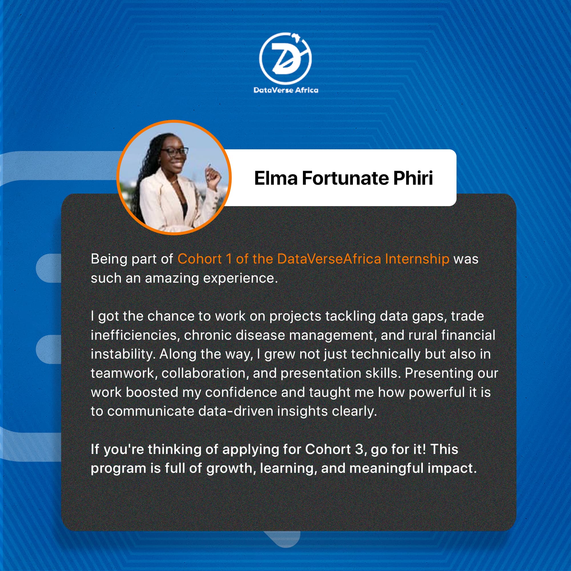 Internship testimonial 5